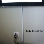 hiding wires from the TV with surface mounted channel